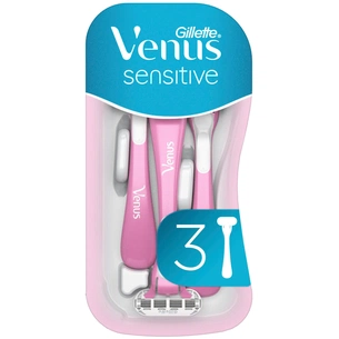 Бритва Gillette Venus Smooth Sensitive 3 шт. (7702018491544) зображення 1