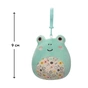 М'яка іграшка Squishmallows на кліпсі - Жабка Фрід 9 см (SQCP00179) - зменшене зображення 2
