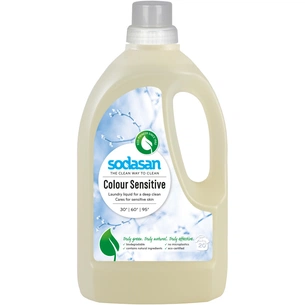Гель для прання Sodasan Colour Sensitive 1.5 л (4019886015301) зображення 1