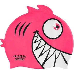 Шапка для плавання Aqua Speed Zoo Pirana 246-03 9698 рожевий Діт OSFM (5908217696984) зображення 1