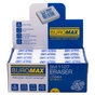 Гумка Buromax прямокутна, 31х19х9 мм біла (BM.1127) - зменшене зображення 2