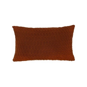 Подушка Прованс декоративна в'язана Ланцюги цеглянi 30х45 (4823093436855) зображення 1