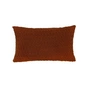 Подушка Прованс декоративна в'язана Ланцюги цеглянi 30х45 (4823093436855) - зменшене зображення 1