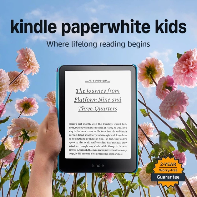 Електронна книга Amazon Kindle Paperwhite Kids (12th Gen) 16GB Black with Starfish Cover_JP - picture 2