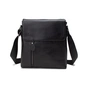 Сумка Vintage Месенджер шкіряна Чорна (14576) - зменшене зображення 3