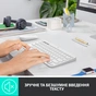 Клавіатура Logitech K380 Multi-Device Bluetooth UA Off-White (920-009868) - зменшене зображення 3