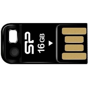 USB флеш накопичувач Silicon Power 16Gb Touch T02 black (SP016GBUF2T02V1K) зображення 1