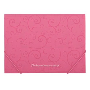 Папка на резинках Buromax А4, BAROCCO, pink (BM.3914-10) зображення 1