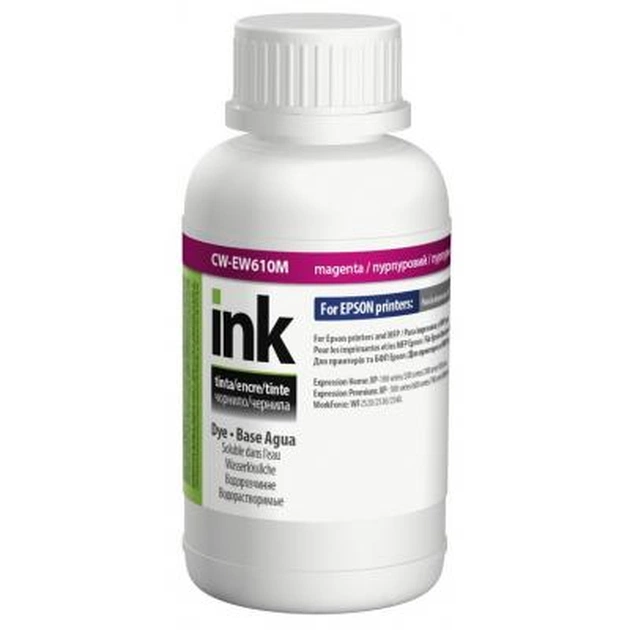 Чорнило ColorWay Epson XP103/600 200 ml Magenta (CW-EW610M02) - изображение 1