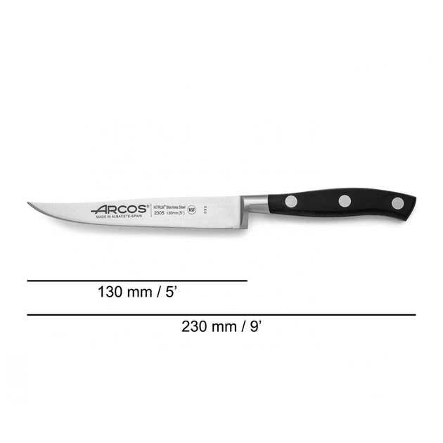 Кухонний ніж Arcos Riviera для стейку 130 мм (230500) - picture 6