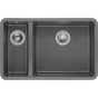 Мийка кухонна GRANADO Under top DOUBLE grafito (gr3409) - зменшене зображення 1