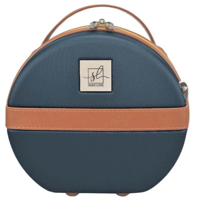 Косметичка Semi Line Бьюті-кейс 5L Blue/Brown (DAS302673) - зображення 5