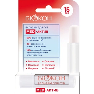Бальзам для губ Біокон MED-актив 4.6 г (4823110302859) picture 1