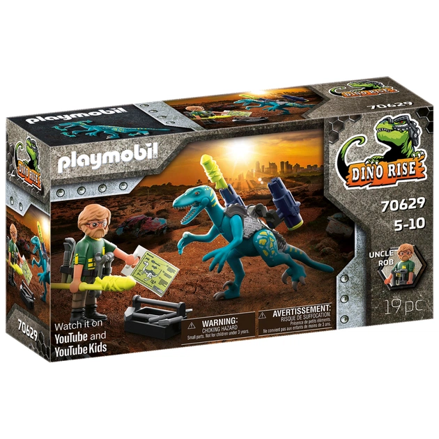 Конструктор Playmobil Dino rise Дейноніх готовий до бою (70629) - изображение 1