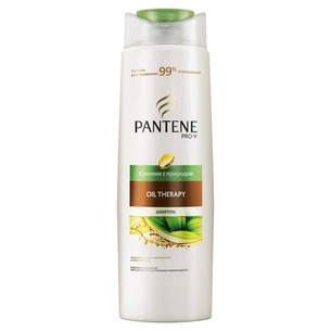 Шампунь Pantene Злиття з природою Зміцнення та Блиск 600 мл (4015600744878) зображення 1