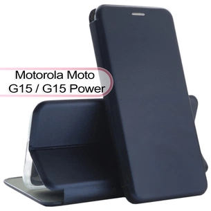 Чохол до мобільного телефона BeCover Exclusive Motorola Moto G15 / G15 Power Deep Blue (713514) зображення 1