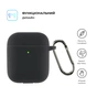 Чохол для навушників Armorstandart Ultrathin Silicone Case With Hook для Apple AirPods 2 Black (ARM59679) - зменшене зображення 2