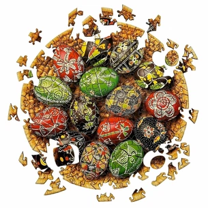 Пазл деревянный UkrainianPuzzles Писанки изображение 1