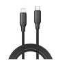 Дата кабель USB-C to Lightning 2.0m PD30W TPE embossed black ColorWay (CW-CBPDCL102-BK) - уменьшенное изображение 1