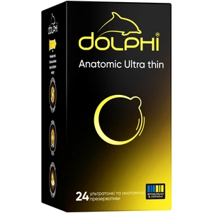 Презервативи Dolphi Anatomic Ultra Thin 24 шт. (4820144774294) изображение 1