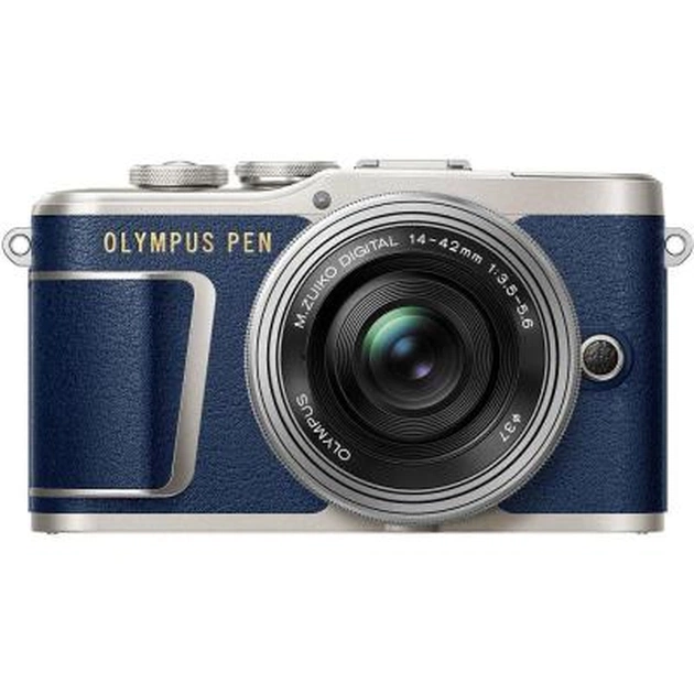 Цифровий фотоапарат Olympus E-PL9 14-42 mm Pancake Zoom Kit blue/silver (V205092UE000) - зображення 1