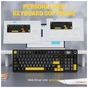 Клавіатура Attack Shark X98 Pro RGB Wireless/Bluetooth/USB UA Star Black (X98PROSB_AS) - зменшене зображення 7