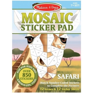 Набір для творчості Melissa&Doug Мозаїчні наклейки Сафарі (MD30160) зображення 1