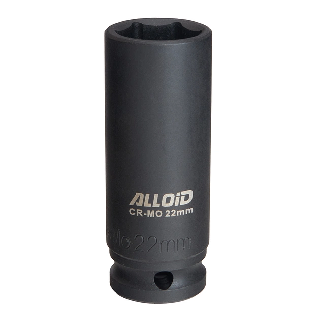 Торцева головка Alloid ударна, глибока, 1/2", 22мм (GUG-51122) - зображення 1