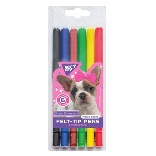 Фломастери Yes Keith Kimberlin, 6 кольорів (650510) изображение 1