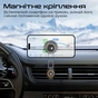 Автотримач для смартфона магнітний Promate Bridgemount Black - зменшене зображення 2