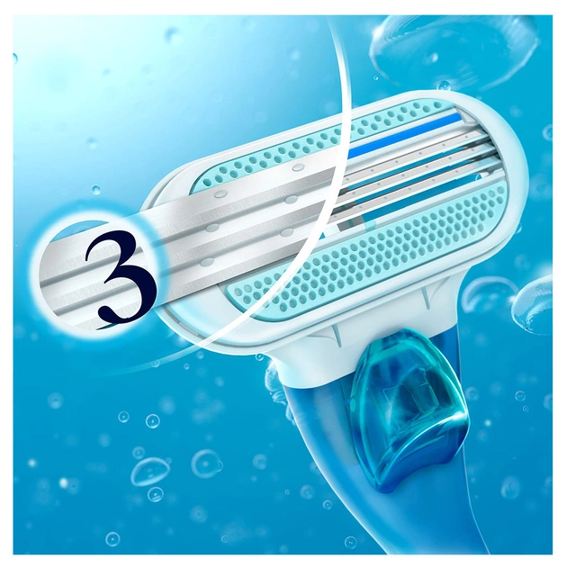 Бритва Gillette Venus Smooth станок + змінні картриджі 3 шт. (7702018469826) - picture 2