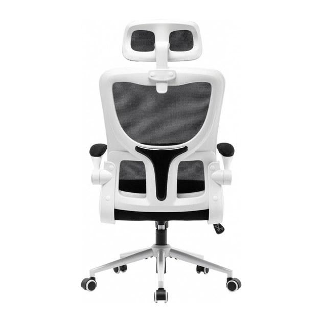 Офісне крісло GT Racer X-5728 White/Black - зображення 5