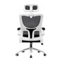 Офісне крісло GT Racer X-5728 White/Black - зменшене зображення 5