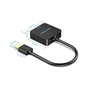 Переходник HDMI M to VGA F 1080P 60Hz 3,5mm Audio Micro USB (F) powered Vention (ACRBB) - уменьшенное изображение 3