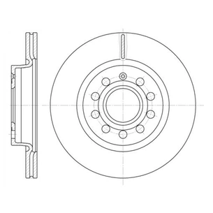 Гальмівний диск REMSA 6647.10 зображення 1