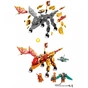 Конструктор LEGO Ninjago Вогненний дракон ЕВО Кая 204 деталі (71762) - зменшене зображення 7
