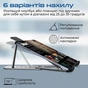 Охлаждающая подставка для ноутбука Promate PocketMount Grey - уменьшенное изображение 4