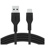 Дата кабель USB 2.0 AM to USB-C 3.0m 15W Black Belkin (CAB008BT3MBK) - уменьшенное изображение 1
