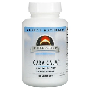Амінокислота Source Naturals GABA (гама-аміномасляна кислота), Смак Апельсина, Serene Sci (SNS-00269) зображення 1