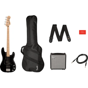 Бас-гітара Squier by Fender Affinity Series PJ Bass Start Pack Black (231528) зображення 1