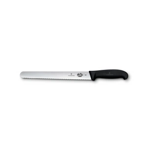 Кухонний ніж Victorinox Fibrox Larding 25 см Serrated Black (5.4233.25) зображення 1