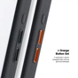 Чехол для мобильного телефона Armorstandart Unit MagCase Apple iPhone 17 Black + Orange Button Set (ARM90579) - уменьшенное изображение 5