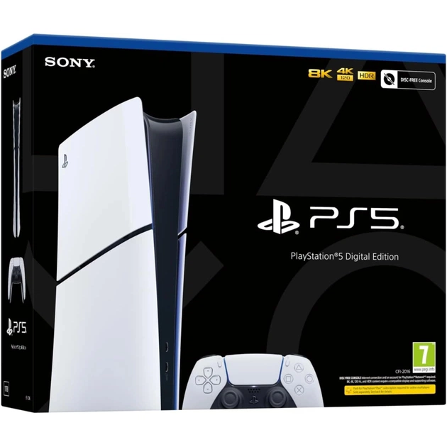 Ігрова консоль Sony Playstation PlayStation 5 Digital Edition 825GB (без DVD) (9711094 / 1000049750) - picture 5