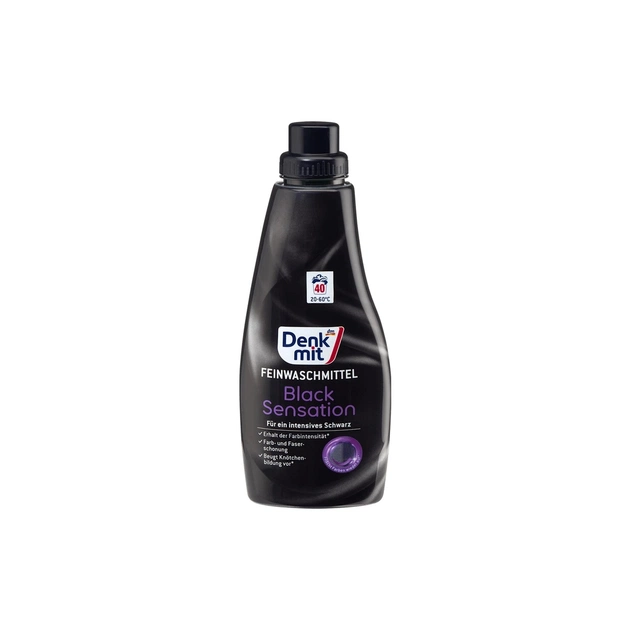 Гель для прання DenkMit Black Sensation Для чорних речей 1 л (4066447792898) - зображення 1