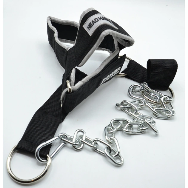 Манжета для тяги Power System PS-4039 Head Harness для шиї Black/Grey (PS-4039_Black-Grey) - picture 4