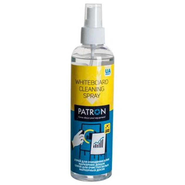 Спрей для очистки Patron Whiteboard Cleaner 250мл (F3-007) - изображение 1