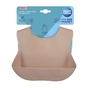 Нагрудничок Canpol babies силіконовий з кишенькою, бежевий (51/030_bei) - зменшене зображення 2