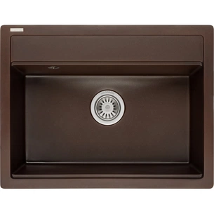 Мийка кухонна GRANADO ARTES marron з сифоном (gr3606) зображення 1