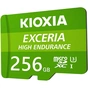 Карта пам'яті Kioxia 256GB microSDXC class 10 UHS-I U3 V30 Exceria High Endurance (LMHE1G256GG2) - зменшене зображення 2