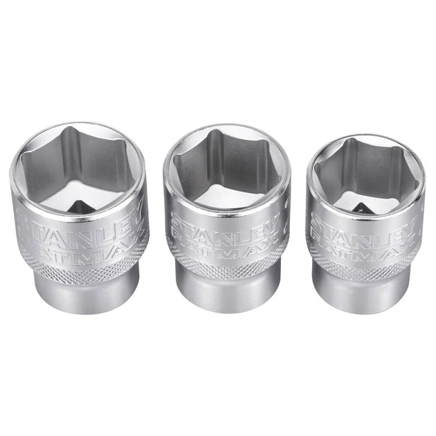 Набір торцевих головок Stanley торцевих 1/2" Maxi Drive, з шестигранним профілем, 3 шт: 21, 22, 24 мм. (FMMT17095-0) - picture 3